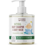 Wooden Spoon Baby Shower Gel/Shampoo 2in1 parfümfrei 300ml 1×300ml, Baby Shower Gel