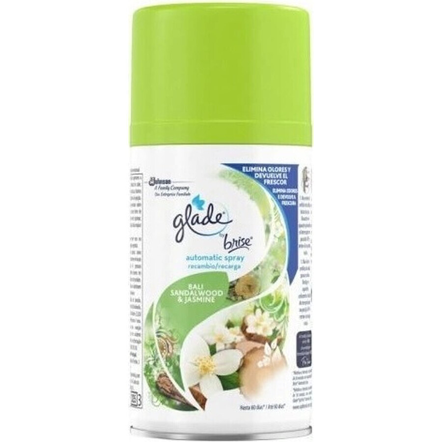 Glade spray automatique - recharge Santal 1×269 ml, recharge pour rafraîchisseur d'air