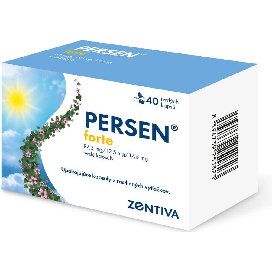 PERSEN FORTE 1×40 cps, verzachtende capsules