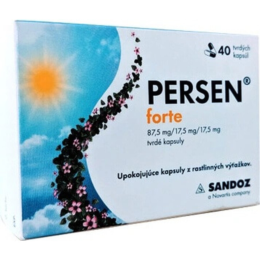 PERSEN FORTE 1×40 cps, verzachtende capsules