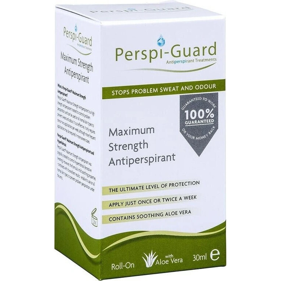 Perspi-Guard ANTI-Traspirante con MASSIMA EFFICIENZA 1×30 ml, antitraspirante roll-on