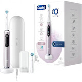 Oral B EK iO Series 9 Rose Quartz + toothbrush holder + travel case 1×1 set, electronic toothbrush