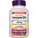 WEBBER NATURALS Co-enzym Q10 400 mg EXTRA STERK 1×60 cps, voedingssupplement