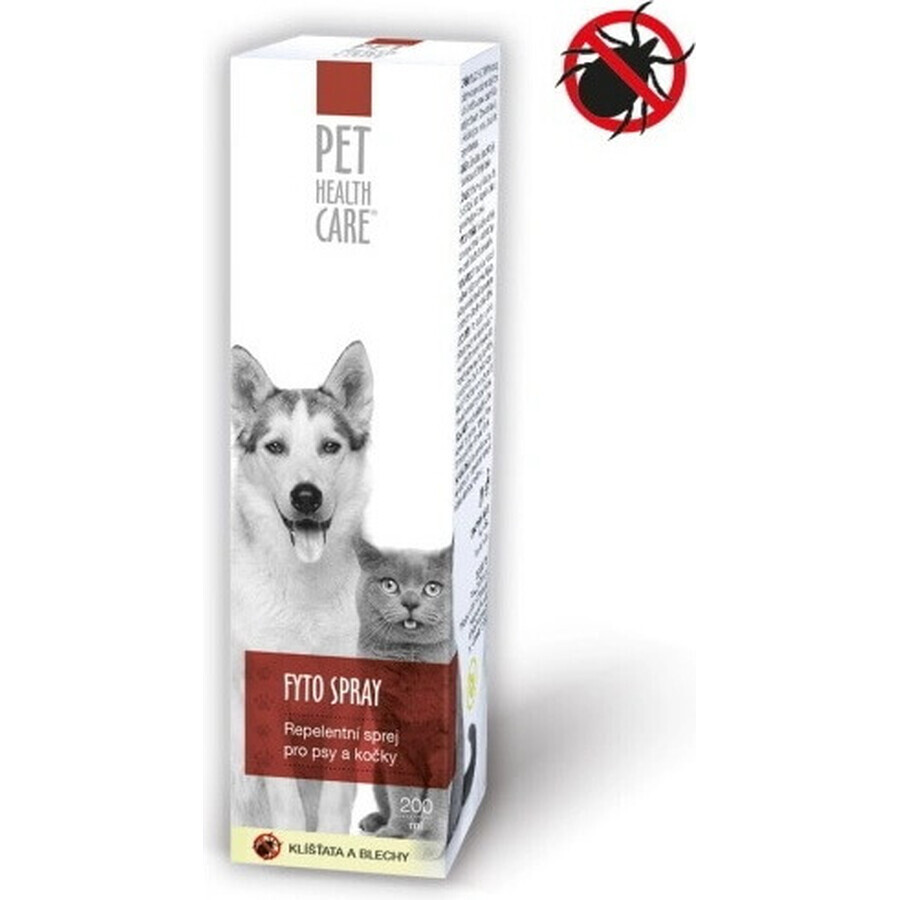 PET HEALTH CARE FYTO SPRAY 1×200 ml, afweermiddel voor honden en katten