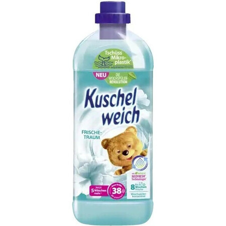 Kuschelweich fabric conditioner - Fresh Dream (turquoise), 38 washes 1×1 l, fabric conditioner