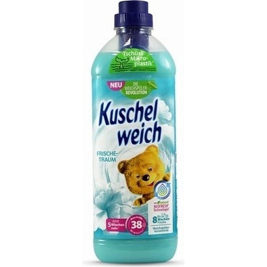 Kuschelweich fabric conditioner - Fresh Dream (turquoise), 38 washes 1×1 l, fabric conditioner