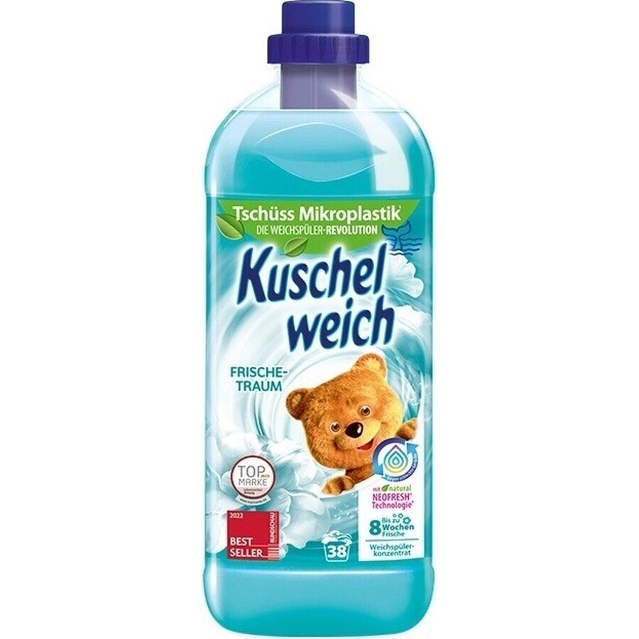 Kuschelweich fabric conditioner - Fresh Dream (turquoise), 38 washes 1×1 l, fabric conditioner