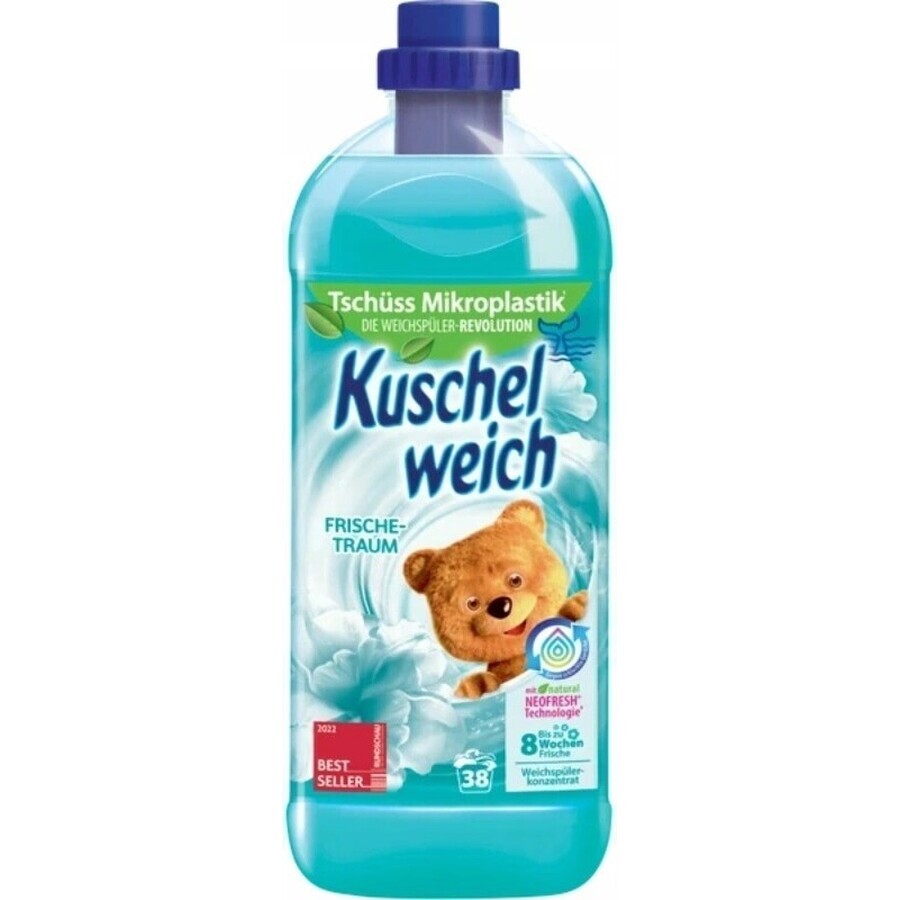 Kuschelweich fabric conditioner - Fresh Dream (turquoise), 38 washes 1×1 l, fabric conditioner