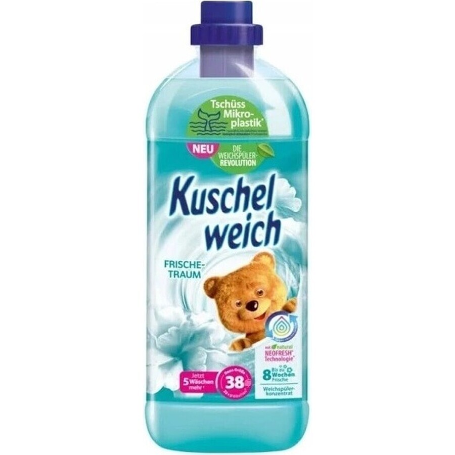 Kuschelweich fabric conditioner - Fresh Dream (turquoise), 38 washes 1×1 l, fabric conditioner