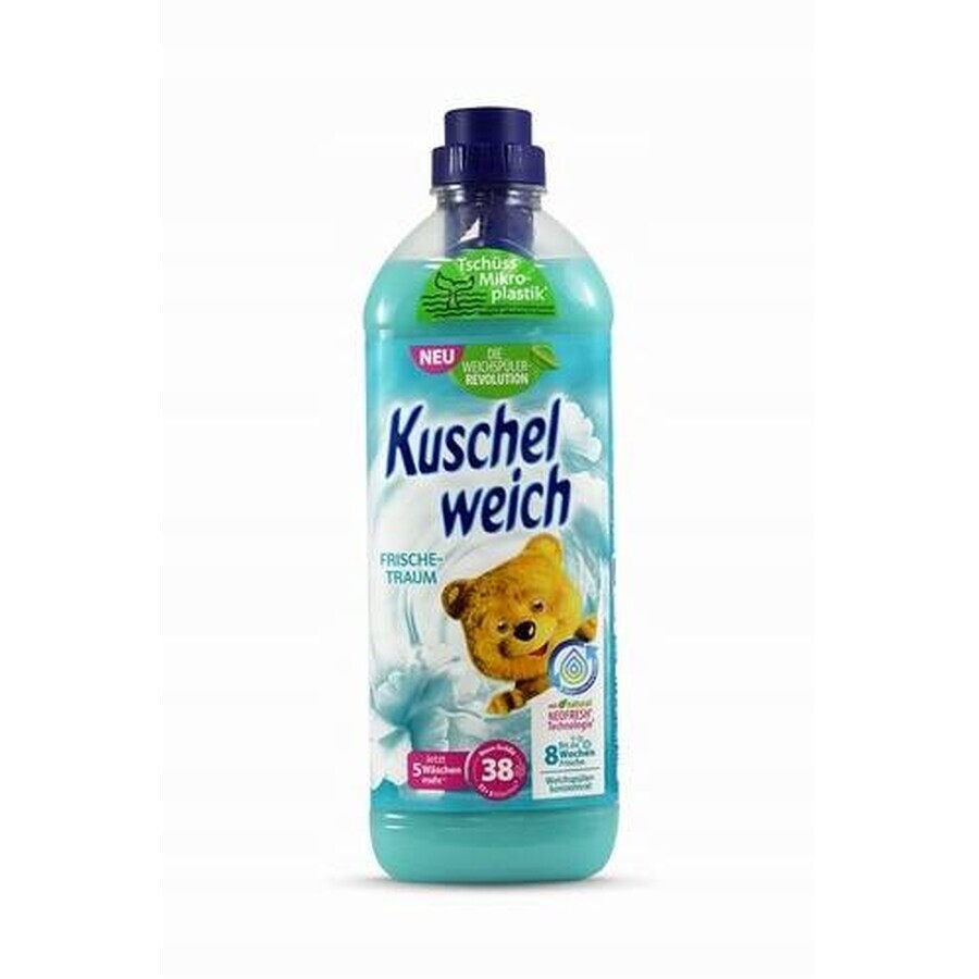 Kuschelweich fabric conditioner - Fresh Dream (turquoise), 38 washes 1×1 l, fabric conditioner