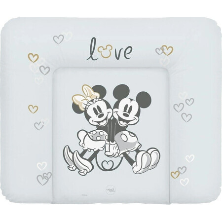 CEBA Soft replacement mat for dresser (85x72) Disney Minnie & Mickey Gray 1×1 pc