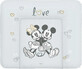 CEBA Disney Minnie &amp; Mickey Zachte vervangingsmat voor commode (85x72) Disney Minnie &amp; Mickey Grijs 1&#215;1 stuk