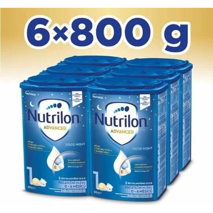 Nutrilon Advanced 1 Good Night 6×800 g, infant milk