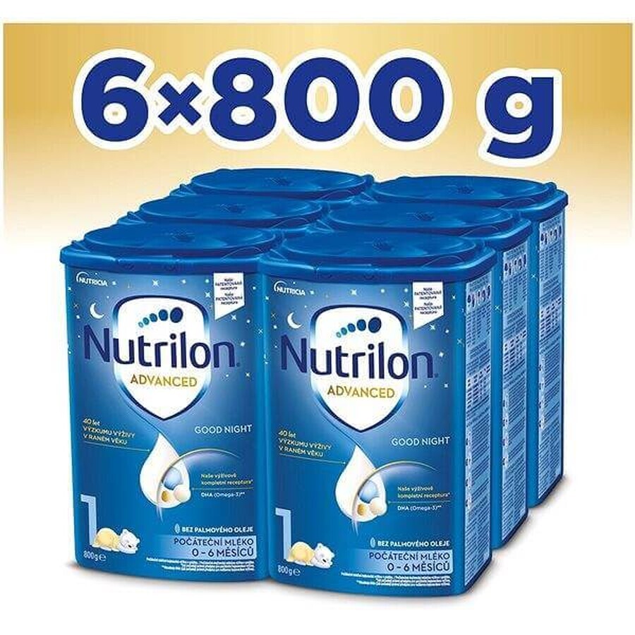 Nutrilon Advanced 1 Good Night 6×800 g, infant milk