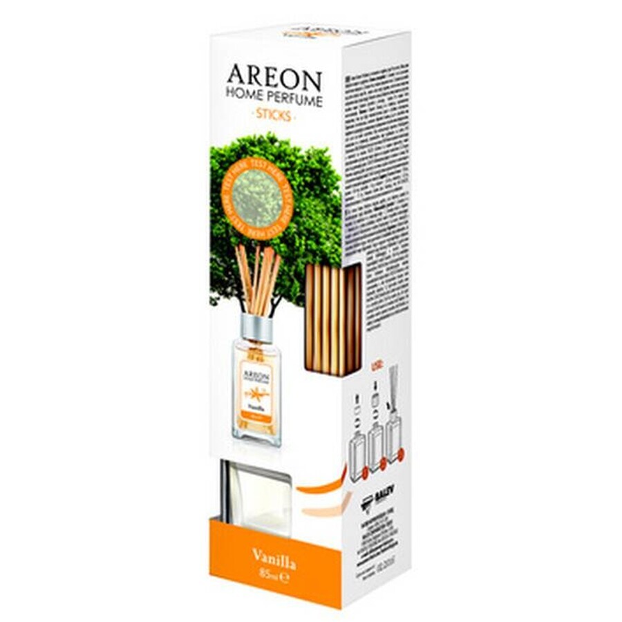 AREON Vanille Geurstokjes 85ml 1×1 stuk, luchtverfrisser