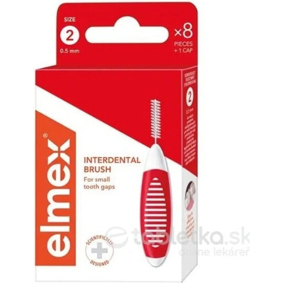 Bouchons interdentaires ELMEX ISO 2 - 0,5 MM 1x8 pcs