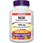 WEBBER NATURALS MSM 1000 mg BONUS 1×160 tbl, voedingssupplement