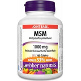 WEBBER NATURALS MSM 1000 mg BONUS 1×160 tbl, voedingssupplement