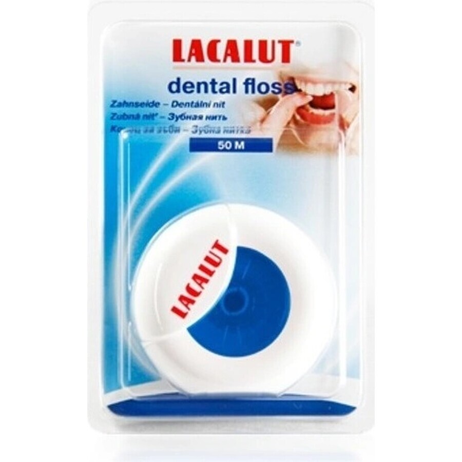 LACALUT fil dentaire 50M 1×1pcs, fil dentaire