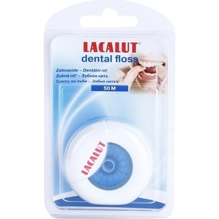 LACALUT fil dentaire 50M 1×1pcs, fil dentaire