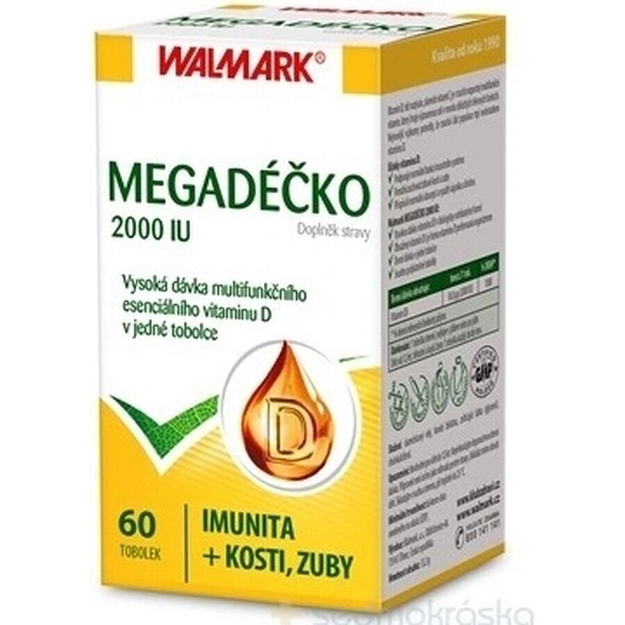 WALMARK Megadose 2000 UI 1×60 cps, vitamine D