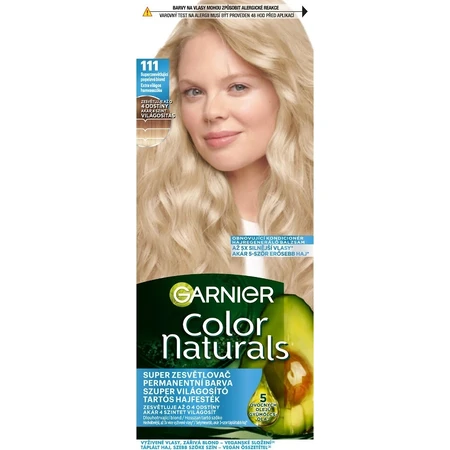 Garnier Color Naturals Trwała farba do włosów 111 Superrozjaśniający popielaty blond 1×1 sztuka, farba do włosów: ceny i cechy
