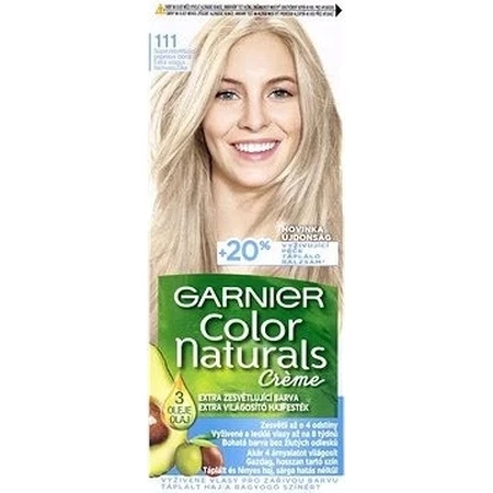 Garnier Color Naturals Trwała farba do włosów 111 Superrozjaśniający popielaty blond 1×1 sztuka, farba do włosów: ceny i cechy