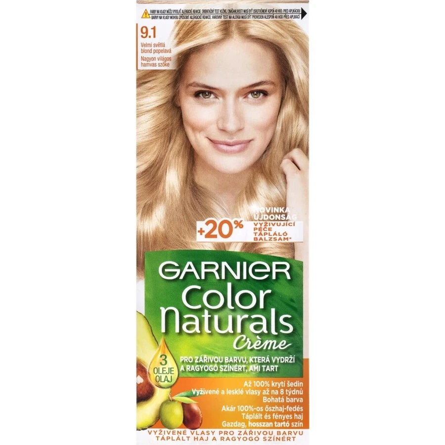 Garnier Color Naturals Trwała farba do włosów 111 Superrozjaśniający popielaty blond 1×1 sztuka, farba do włosów: ceny i cechy