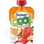 Sunar COOL Fruit Banane, Erdbeeren, Äpfel 1×120 g, Banane, Erdbeeren, Äpfel, 12m+