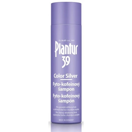 Plantur 39 Color Silver Phyto-caffeine shampoo 1×250 ml, shampoo with caffeine