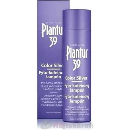 Plantur 39 Color Silver Phyto-caffeine shampoo 1×250 ml, shampoo with caffeine