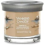 Yankee Candle Signature Small Amber & Sandelhout Kaars 1×122 g, geurkaars