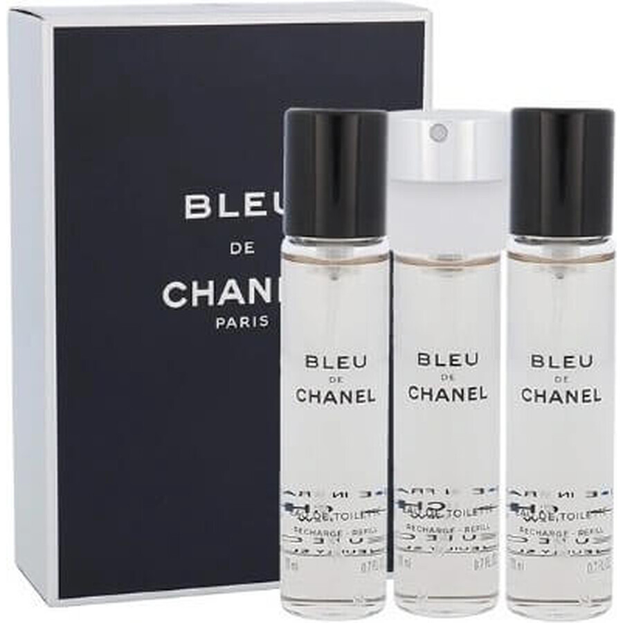 Chanel Bleu De Chanel Edt 3x20ml 60ml 1×1pc Chanel Bleu De Chanel Edt 3x20ml 60ml 1×1pc, eau de toilette