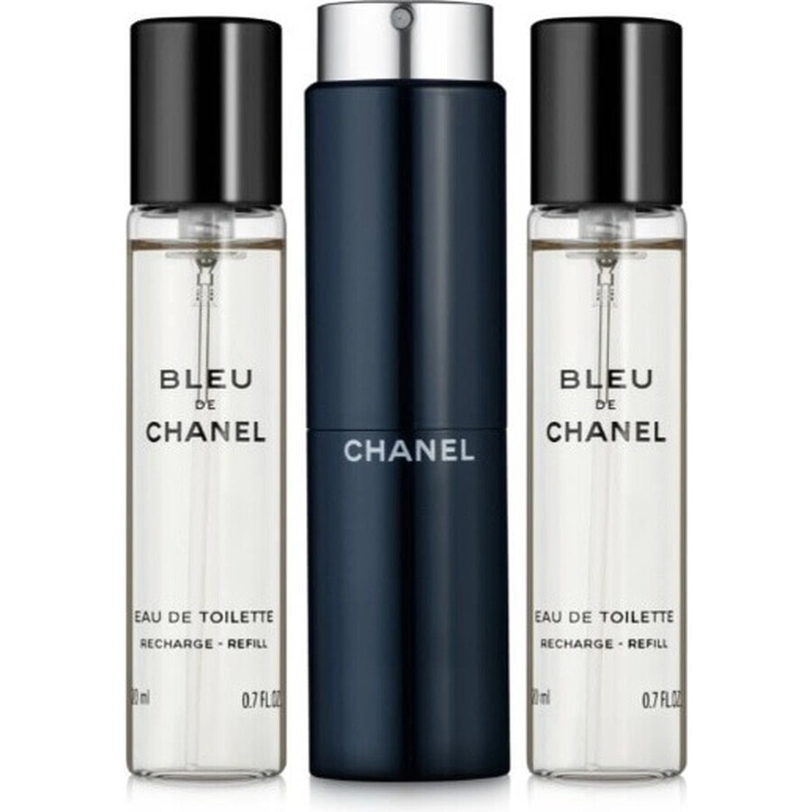 Chanel Bleu De Chanel Edt 3x20ml 60ml 1×1pc Chanel Bleu De Chanel Edt 3x20ml 60ml 1×1pc, eau de toilette