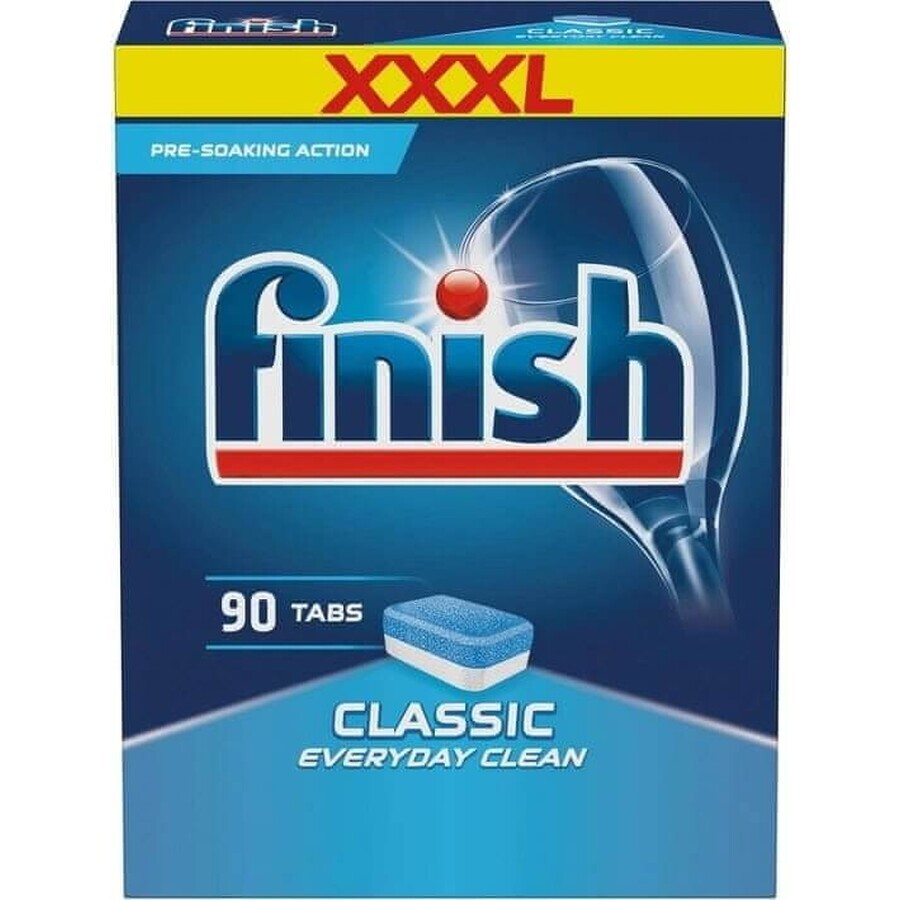 Finish tabs Classic Regular 1×90 buc, tablete de spălat vase