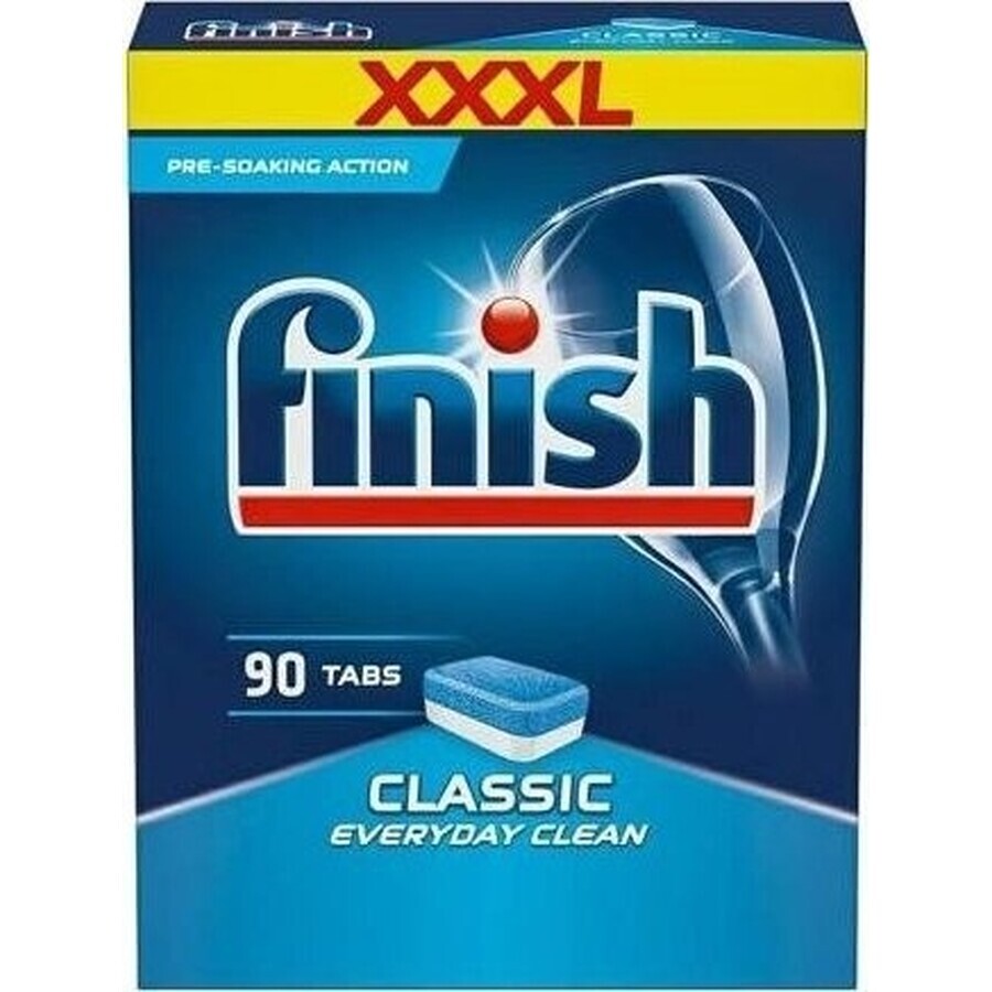 Finish tabs Classic Regular 1×90 buc, tablete de spălat vase