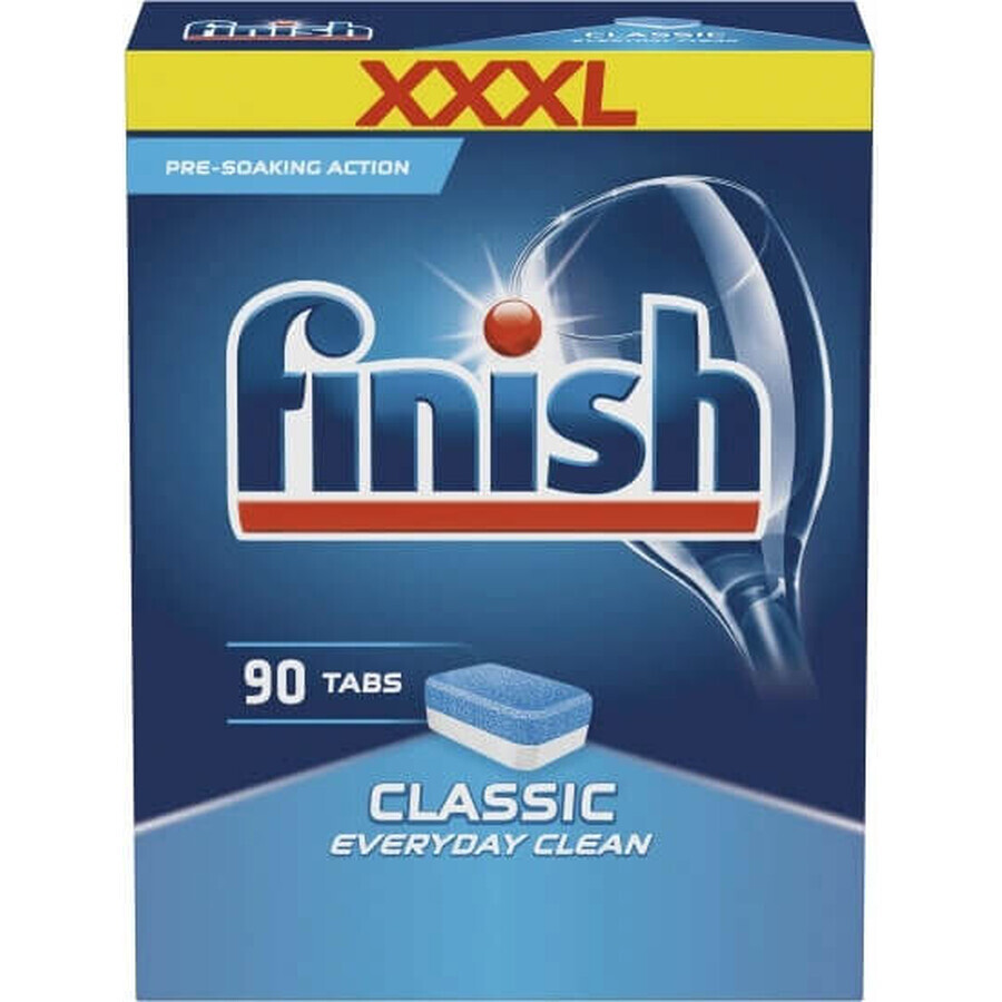 Finish tabs Classic Regular 1×90 buc, tablete de spălat vase