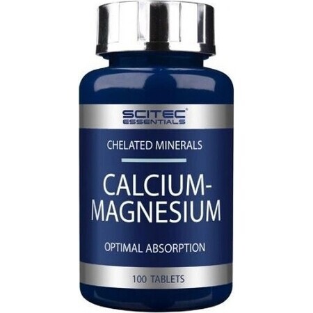 Scitec Nutrition Calcium-Magnesium 1×90 tbl, voedingssupplement