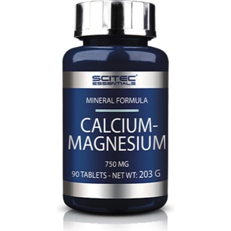 Scitec Nutrition Calcium-Magnesium 1×90 tbl, voedingssupplement