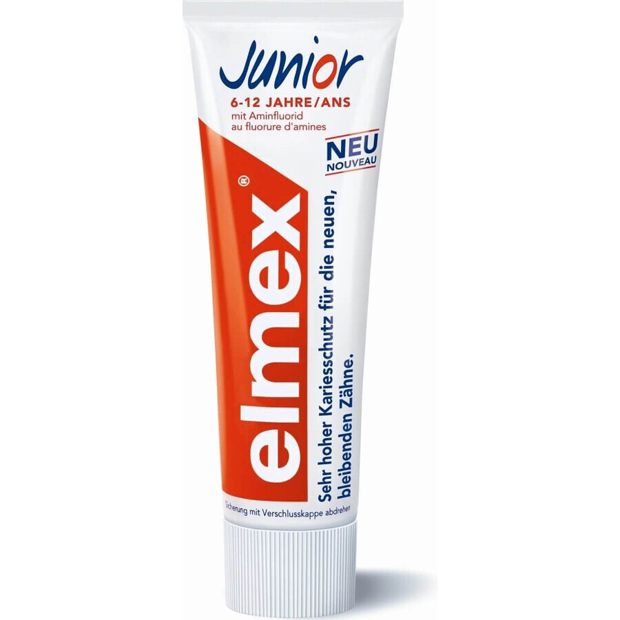 ELMEX JUNIOR TOOTH PASTE 1×75 ml, toothpaste for children