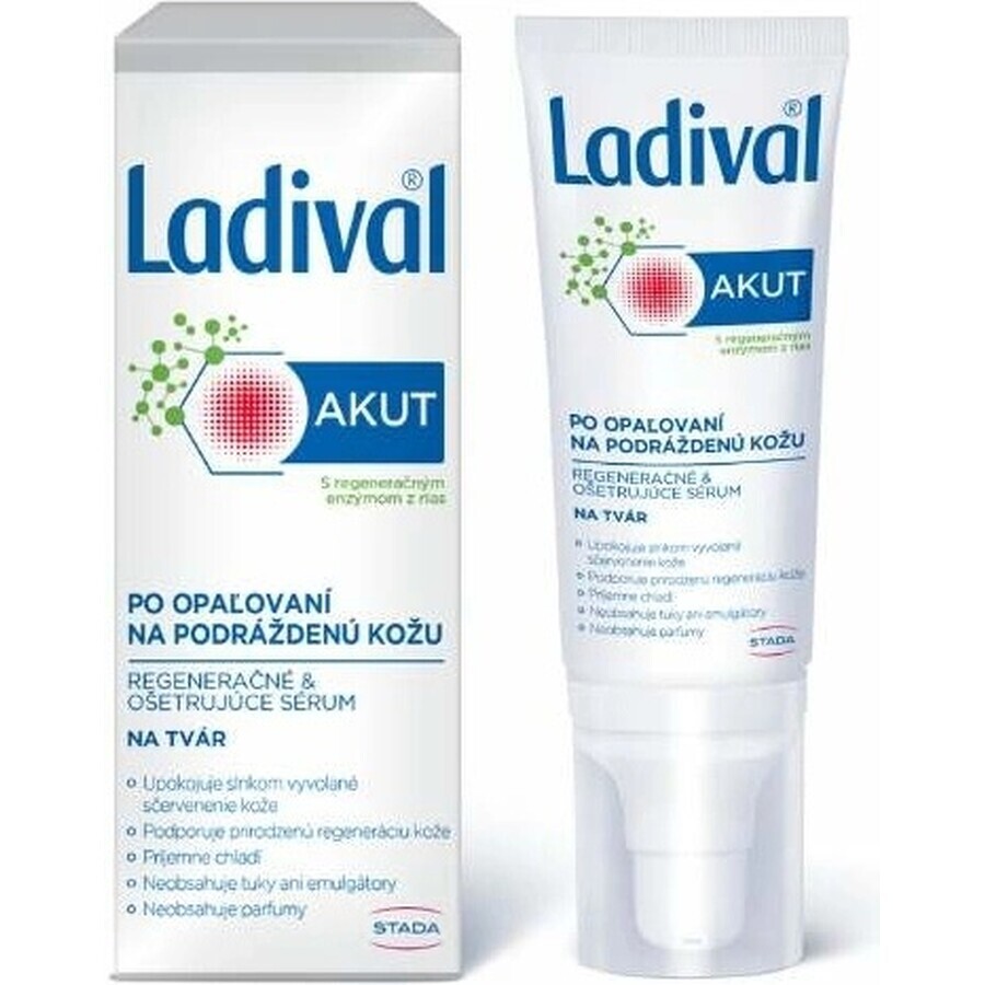 LADIVAL Akut Face Serum 1×50 ml, after sunbathing face serum