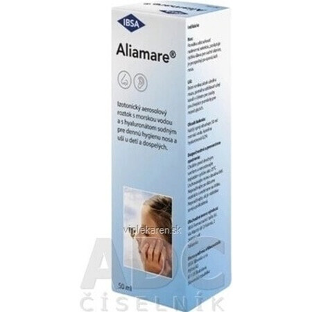 ALIAMARE 1×50 ml, soluție aerosol izotonică