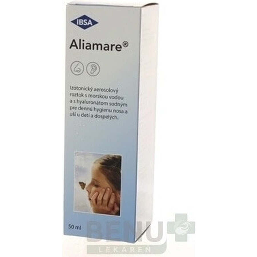 ALIAMARE 1×50 ml, soluție aerosol izotonică