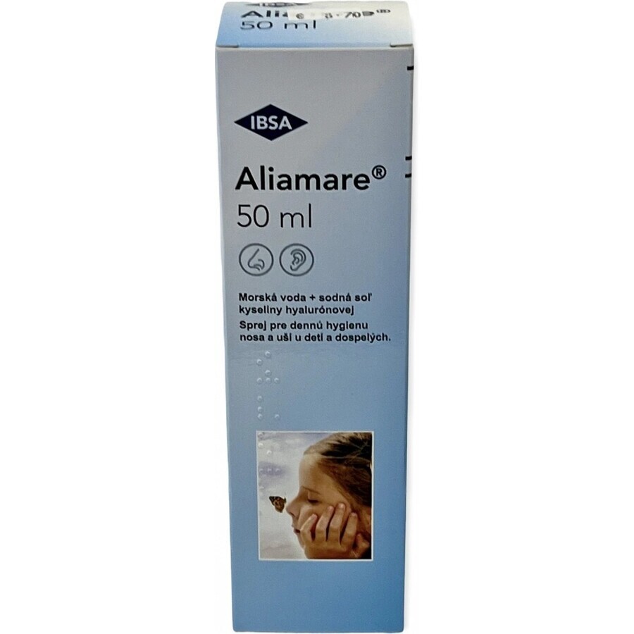 ALIAMARE 1×50 ml, soluție aerosol izotonică