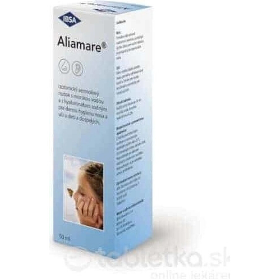 ALIAMARE 1×50 ml, soluție aerosol izotonică