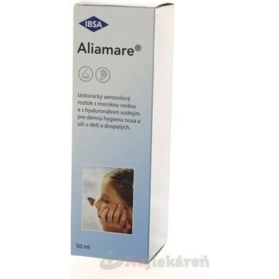 ALIAMARE 1×50 ml, soluție aerosol izotonică