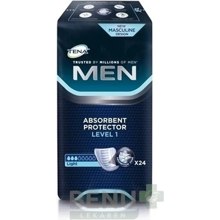 TENA Men Level 1 1×24 wkładki dla mężczyzn na nietrzymanie moczu: ceny i cechy