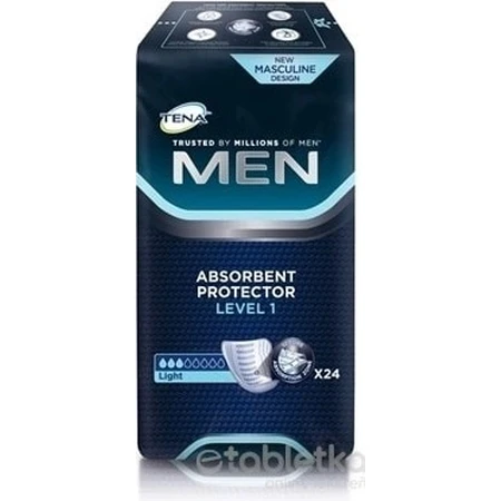 TENA Men Level 1 1×24 wkładki dla mężczyzn na nietrzymanie moczu: ceny i cechy