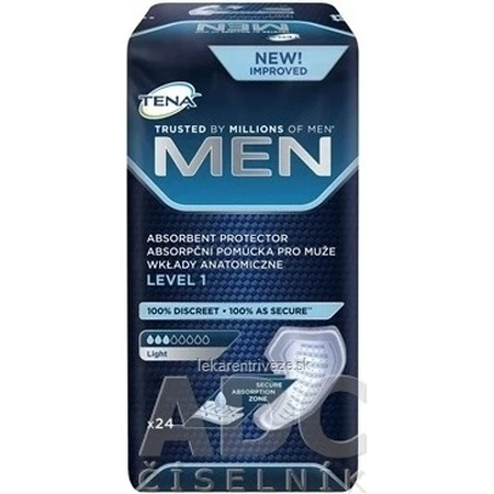 TENA Men Level 1 1×24 wkładki dla mężczyzn na nietrzymanie moczu: ceny i cechy