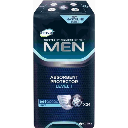 TENA Men Level 1 1×24 wkładki dla mężczyzn na nietrzymanie moczu: ceny i cechy